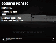 Tablet Screenshot of goodbyepicasso.com